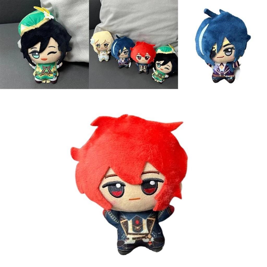 Кулон-плюшевая кукла Genshin Impact Венти Люмин Мягкий плюшевый брелок Подарок