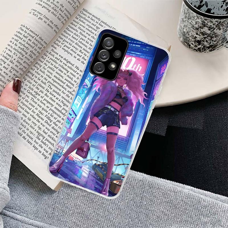 Крутой аниме-чехол для телефона Danganronpa для Samsung Galaxy S10 S21 S22 Plus Ultra A91 A51 A21S A12 Прозрачный чехол для телефона