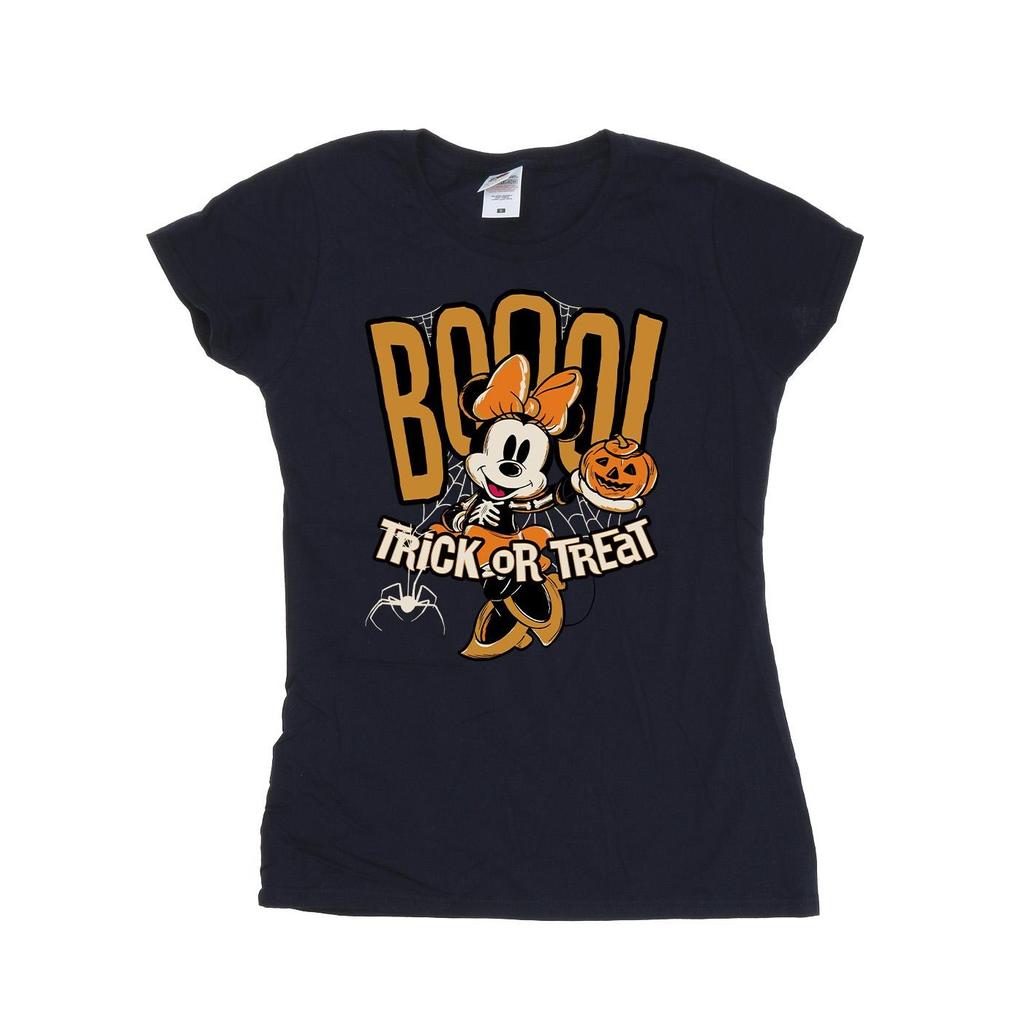 Disney Womens/Ladies Boo Minnie Mouse Cotton T-Shirt