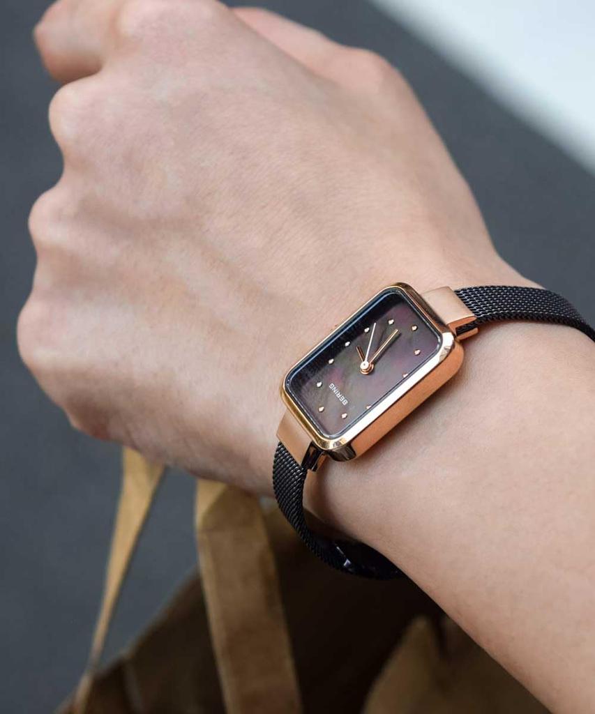 Импортные простые часы BERING Nordic Danish Design и сапфировое стекло, подарочный подарок, японская лимитированная классическая коллекция Petit, сетчатый ремень из нержавеющей стали