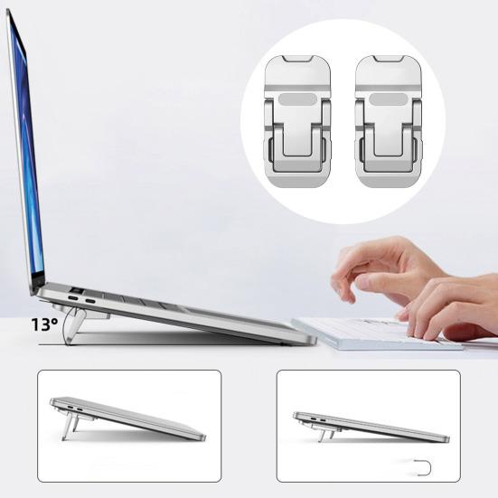 1 Pair Laptop Keyboard Holder Rustproof Stand Computer Corrosion Resistant Foldable Mini Size