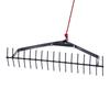 32x6.3 in Pond Aquatic Weed Rake Double-Sided Lake Weed Rake 30ft Rope