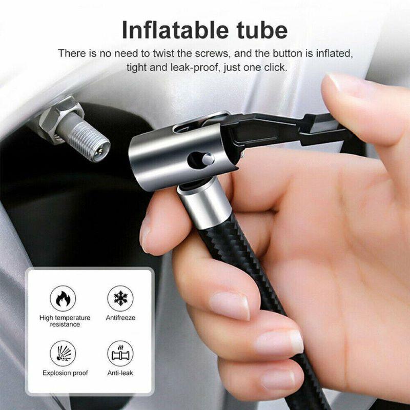 12V 150PSI  Portable Tire Compression Pump Compressor Automobile Air Compressor Digital Tire Inflation Pump LED Lamp  For Car Motorcy