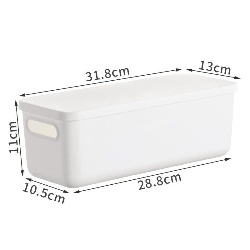 Пылезащитный контейнер для хранения с крышкой для офиса, рабочего стола, шкафа, гостиной и кухни