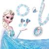 4pcs/set Children Jewelry Ring Necklace Earrings Bracelet Photography Props for Girls