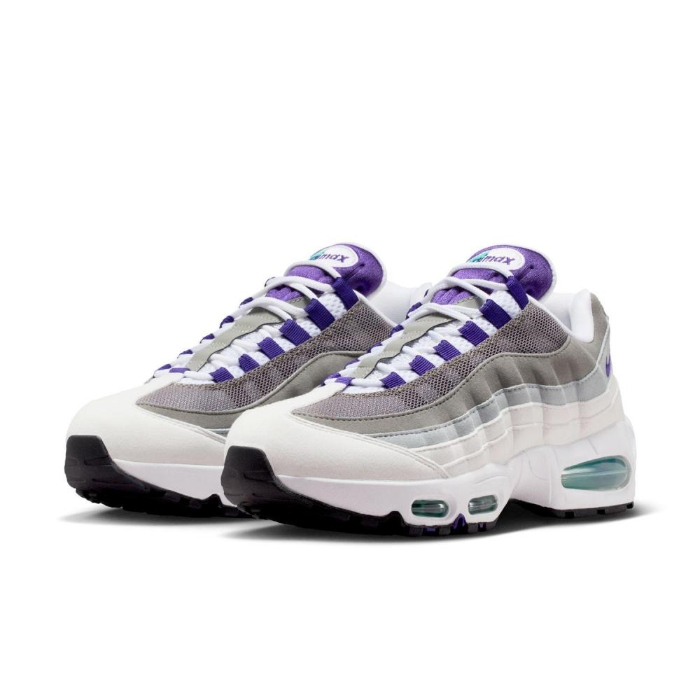Nike Женские Airmax 95 с большим пузырем Белые Whj5996