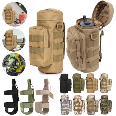 Тактический держатель для бутылки с водой Molle, сумка в стиле милитари, переноска для бутылки с водой, сумка для чайника, уличный туризм, рыбалка, кемпинг, товары для кемпинга