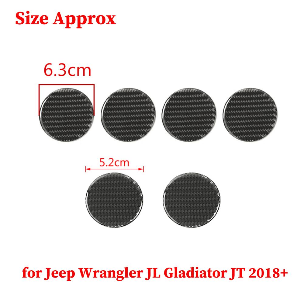 for Jeep Wrangler JL Gladiator JT 2018-2025 Dashboard Air Conditioner Vent Outlet Decoration Cover Trim Car Interior Accessories