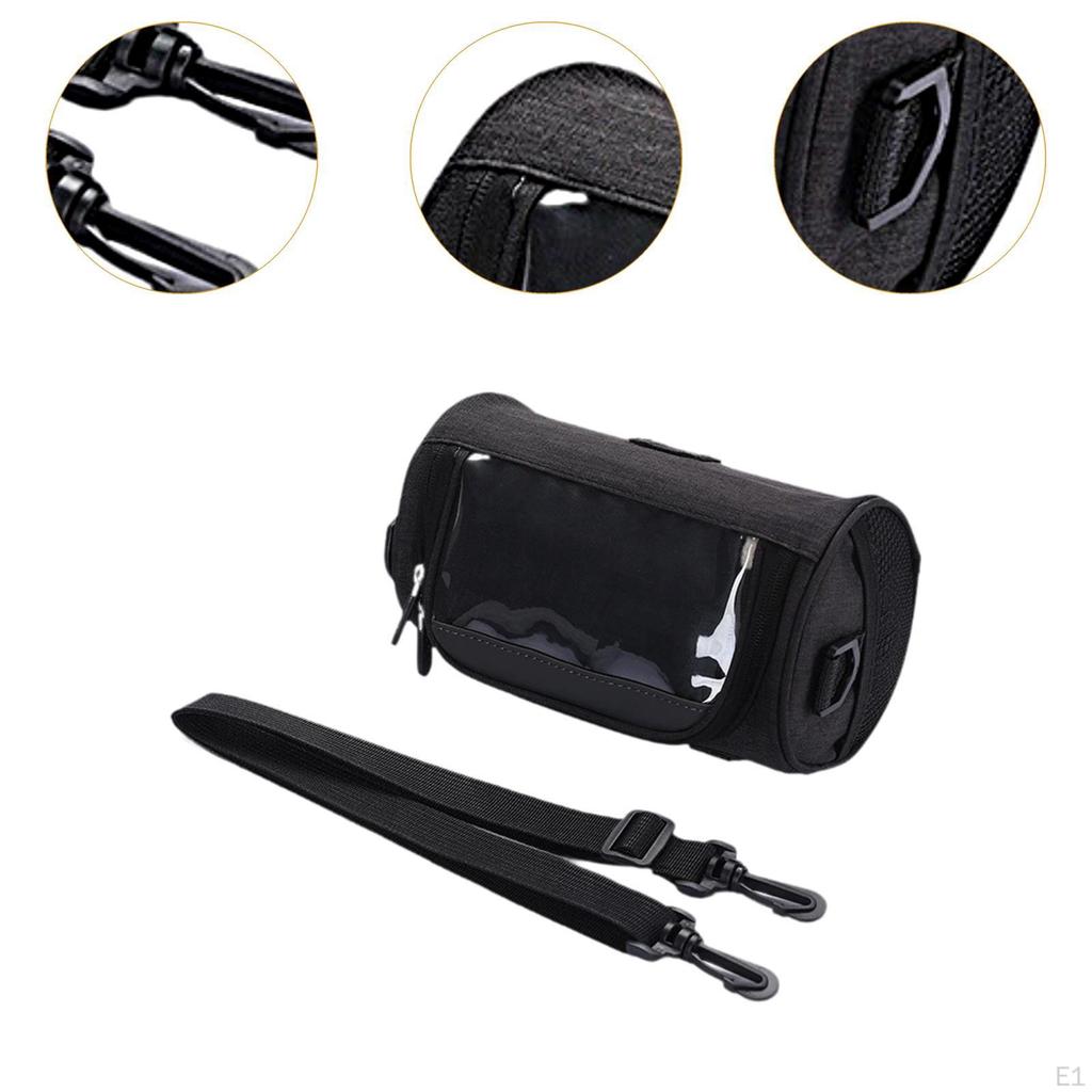 Сумка для хранения на руль велосипеда с держателем для телефона для езды на велосипеде