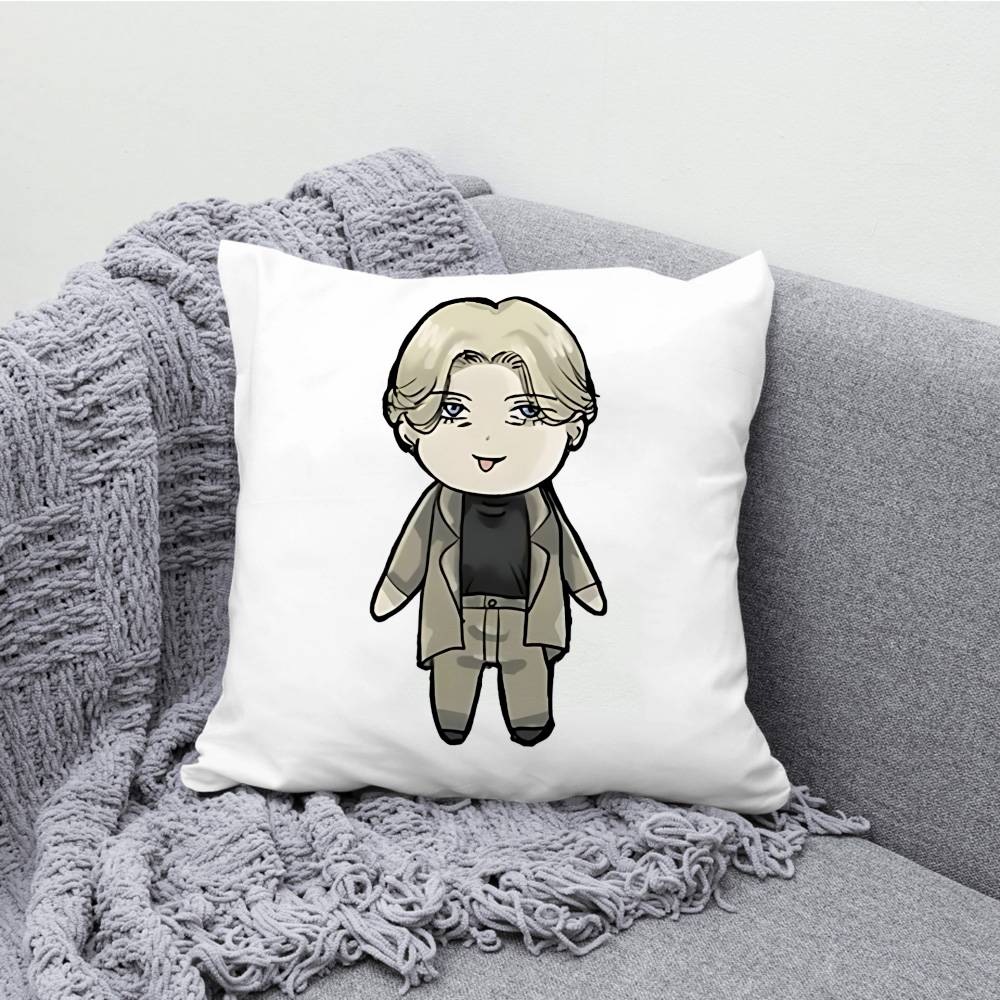 Чехол для подушки Johan Liebert M-Monster для декора дивана, автомобиля, офиса, комнаты, печатный чехол на подушку, украшения и защита