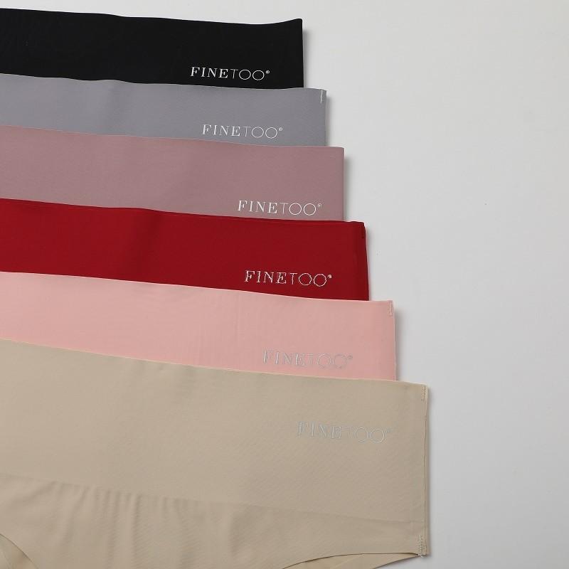 FINETOO Бесшовные и с высокой талией трусики для женщин стрейч трусы M-4XL