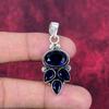 Blue Sapphire Pendant, Handmade Gemstone Pendant, 925 Solid Sterling Silver Pendant Antique Jewelry, For Engagement Gift