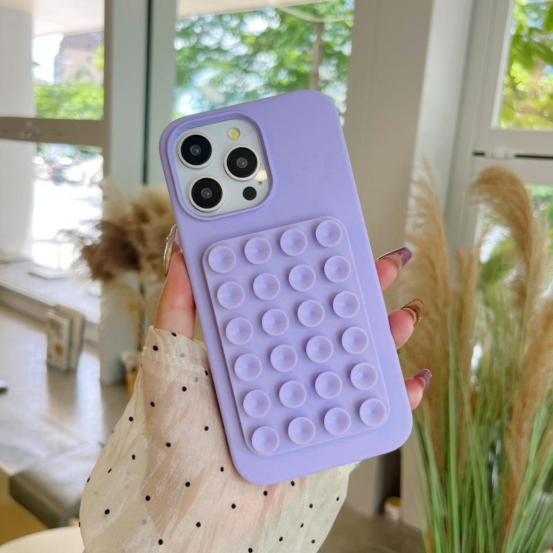 Многофункциональная силиконовая присоска - подставка для телефона и наклейка на заднюю панель