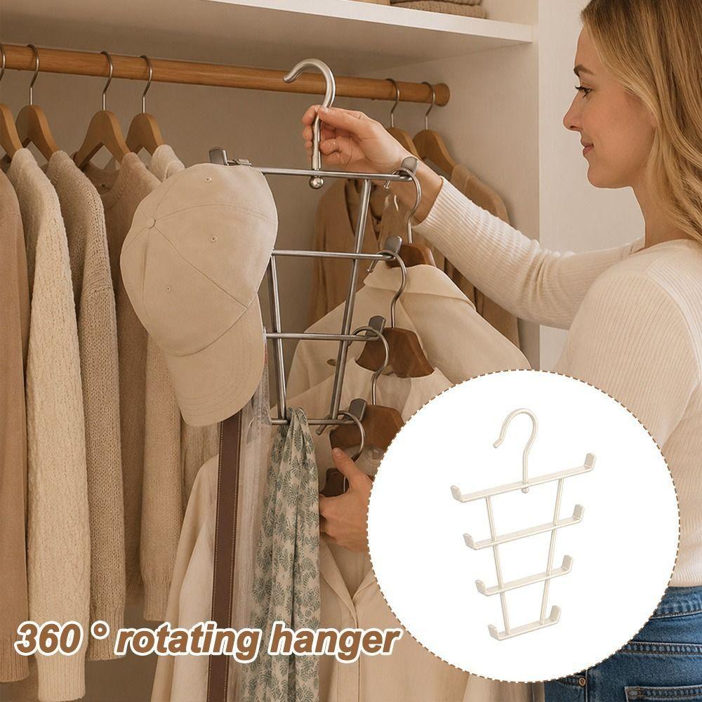 360 Rotating Clothes Hanger Rack Space Saving Closet Organizer New Clothes Hanger Home Organizer