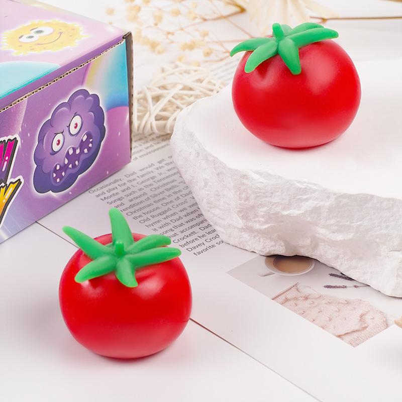Игрушка-пищалка «Помидор» с медленным отскоком для снятия стресса - Xiaohongshu