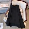 Women Skirt XL~7XL 60~175kg Plus Size Women's Suit Skirt Mid-length A-line Skirt Pleated Skirt