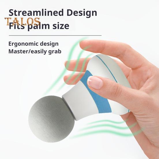 Ручной массажер для тела, ударный массажер для глубоких тканей, мышцы с 6 скоростями, перезаряжаемый от USB, портативный электрический массажер для мышц