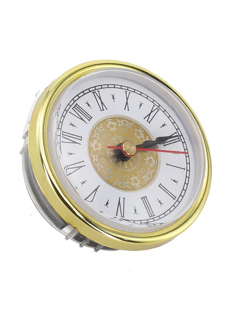 Алюминиевые настенные часы Золотая отделка Ретро часы Черное резиновое кольцо