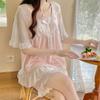 Lace Pajamas for Women In Summer Princess Style Niche Sexy Palace Style Mesh Suit