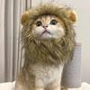 Adorable Lion Mane Wig Hat for Cats & Puppies - Perfect for Halloween, Christmas, and Party Dress-Up Fun!