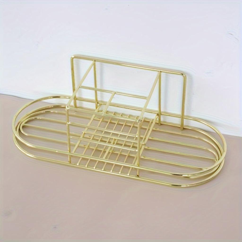 Легко устанавливаемый держатель для зубной щетки и зубной пасты из нержавеющей стали - настенный многофункциональный органайзер для ванной комнаты и органа