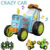 Crazy Jumping Stunt Car Wireless Infrared Remote Control Car Dance Lights Music Swing Fun New And Unique Children's Toys