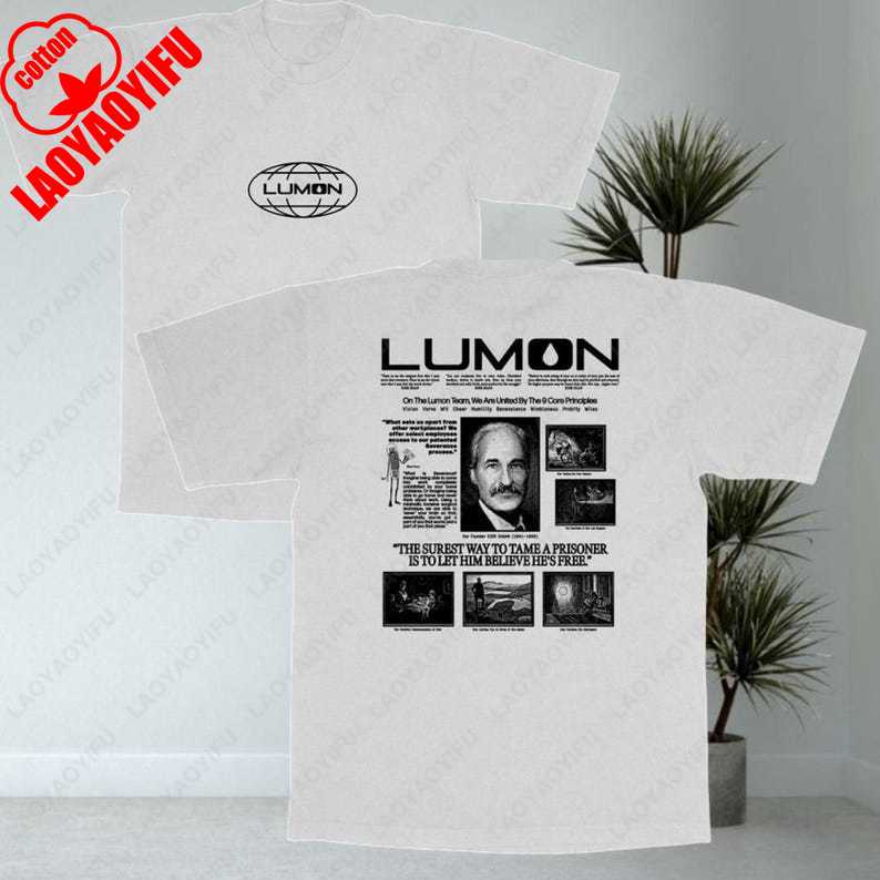 Винтажная футболка Lumon Macrodata Refinement Severance, Ретро футболка Severance TV Show, Хлопковая футболка, Летний ретро тренд, Крутые футболки унисекс