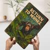 Return to Monke Chimp Printed Poster Customized Retro Wall Art Vintage Metal Tin Signs for Home Coffee Bar Accessories Wand Deko