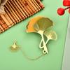 Roses Metal Bookmark Pendant Rose Bookmark Valentine's Day Gift Lotus Leaf Book Mark  Reading