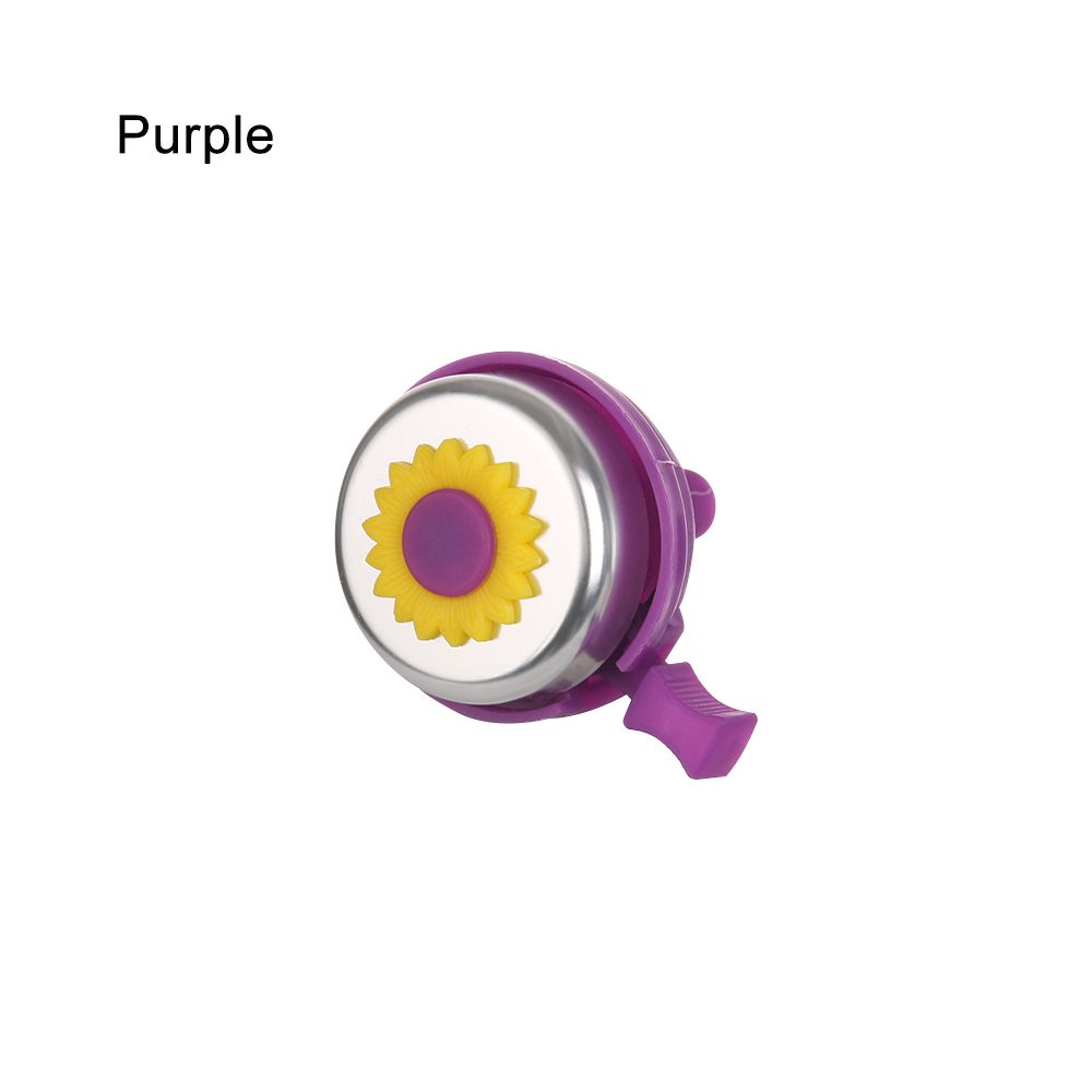 Flower Multi-color Horn Sound Alarm Safety Bike Bell Outdoor Protective Cycling Bicycle Handlebar