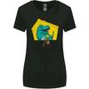 T Rex Wrestling A Skeleton Dinosaurs Skull Daunisex Shirt Breiter Geschnitten Vintage Washed Casual Stylish Comfortable Versatile