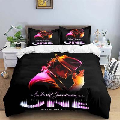 Изысканный модный комплект постельного белья с принтом M-Michael-Jackson, пододеяльник, одеяло, кровать для молодежи, детей, девочек, мальчиков, подарок на день рождения