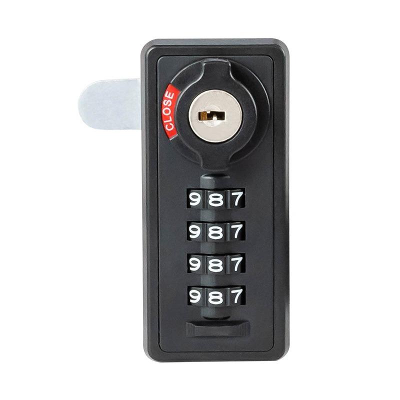 Automatic reset four-wheel mechanical drawer combination lock, shoe cabinet door lock, storage locker lock