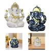 Ganesha Figurine, Fengshui Religious Elephant God Figurine, Resin Buddha Statue, Lord Ganesh Statue,