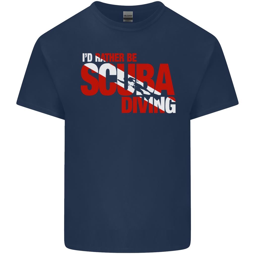 Id Rather Be Scuba Diving Diver Dive Unisexs Light Cotton TShirt