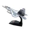 1:100 масштабная модель истребителя США F-22 Raptor и выставочный стенд коллекция подарков F22 сплав модель самолета мини-украшение для дома