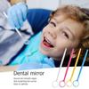 Simple Plastic Dental Tooth Mirror Non-slip Inspection Mirror Disposable Mouth Mirror  Tooth