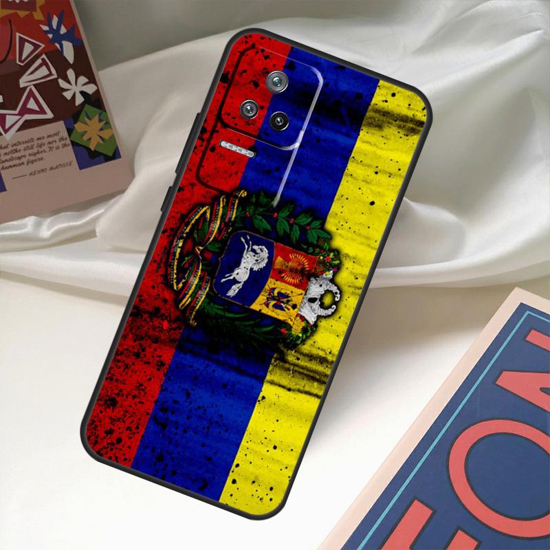 Venezuela Flag Coat Of Arms Case For Xiaomi 14 13 Ultra 12 Lite 11T 12T 13T Pro POCO M6 X3 X5 X6 Pro F3 F5 M5s Cover