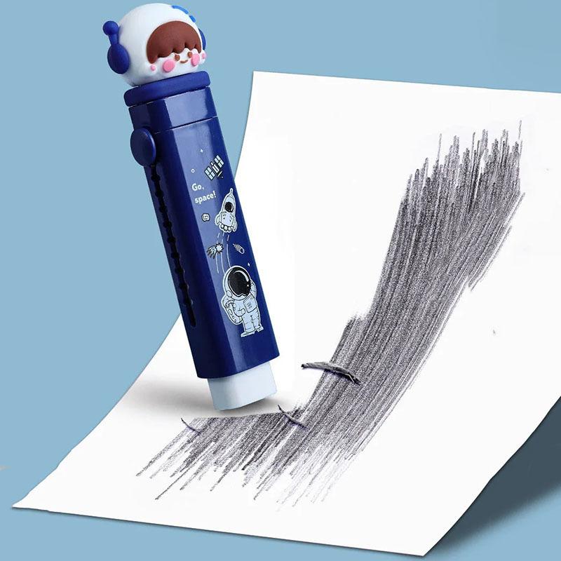 1 шт., канцелярские принадлежности, школьные принадлежности, милый мультяшный резиновый креативный новинка, детские подарки, ластик для карандашей