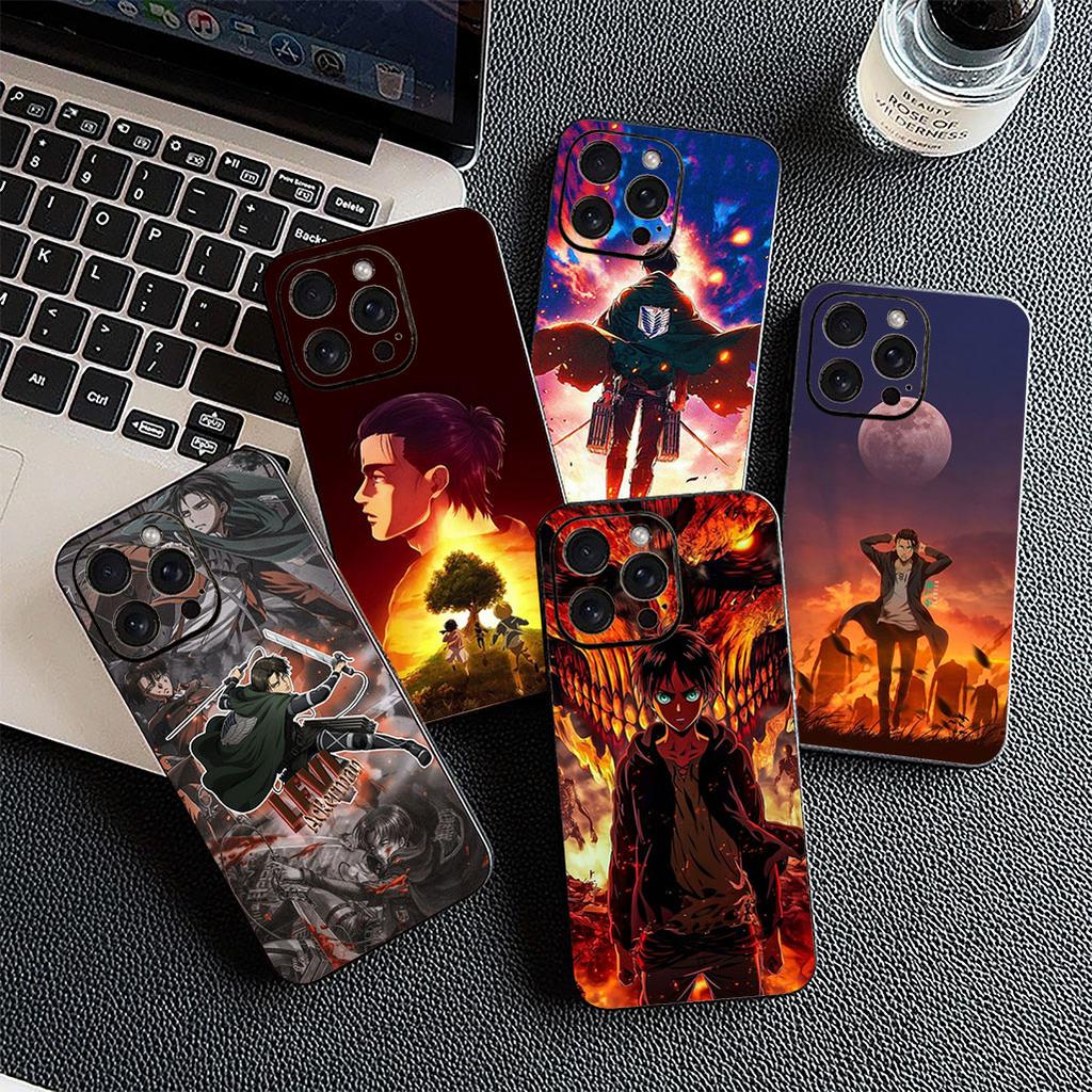 Чехол для Xiaomi Poco C85 C71 C65 C61 X7 X6 X5 M6 M8 F6 F7 F8 Ultra Pro C75 Чехол для телефона Атака титанов Леви Эрен Йегер аниме