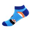 Men's Quality Business Ankle Socks Casual Novelty Graffiti Food Geometric Lattice Colorful Summer Happy Combed Cotton Short Sock