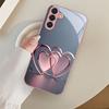 Double heart pattern phone case for Samsung Galaxy S26 S25 S24 S23 S21 S20 fe/plus/Ultra anti drop back cover