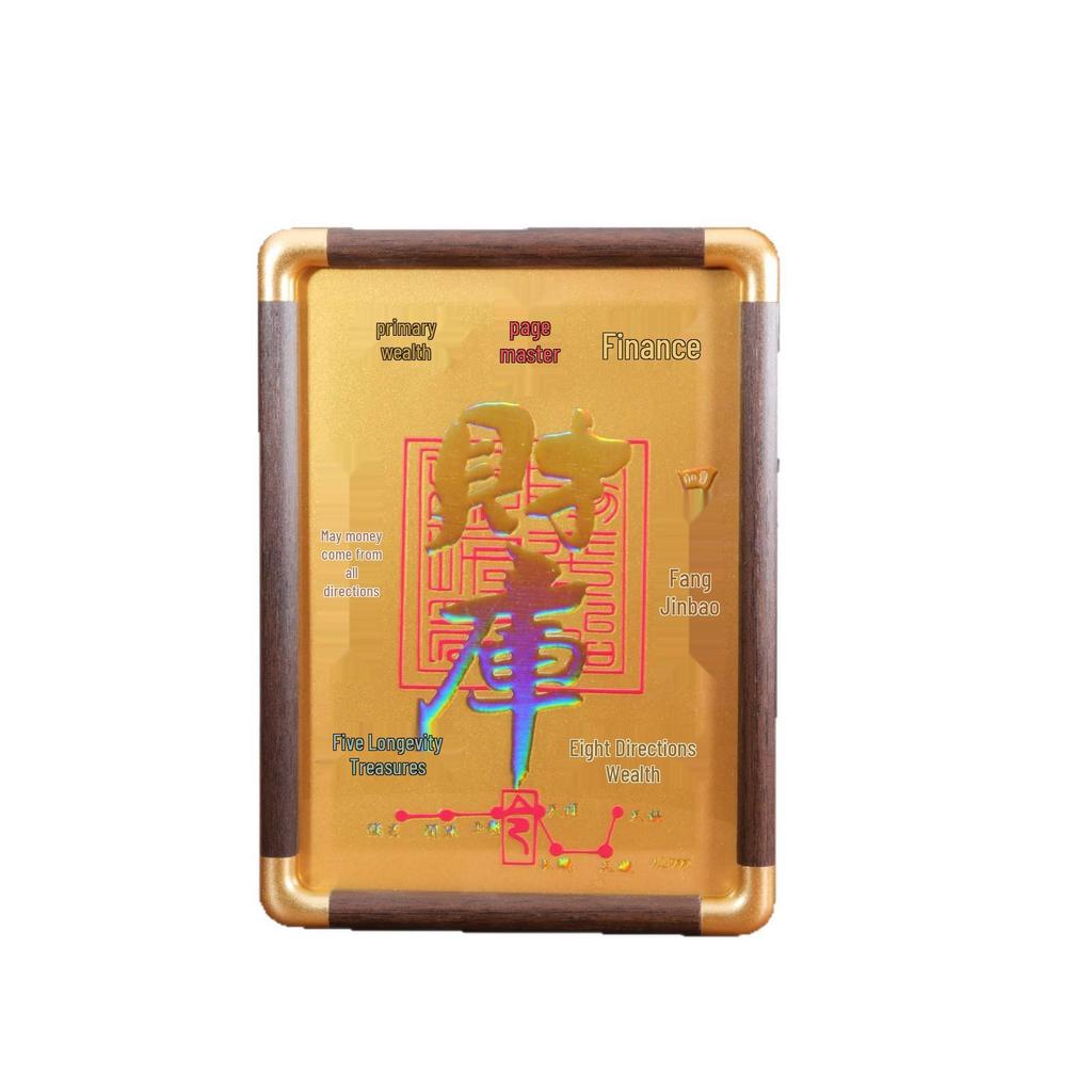 Gold Treasure Ornaments: Good Luck Photo Frame Set - Cultural & Creative Business Gifts