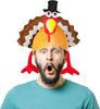 European and American Carnival Turkey Hat Thanksgiving Chicken Leg Hat Adult Cartoon Creative Funny Hat