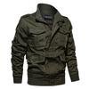Men's Casual Tooling Jackets Multi-pocket Cotton Plus Size Military Jacket