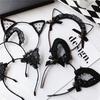 Sexy Adult Women Cat Ear Headband Hair Hoop Night Fancy Dress Costume Hairband