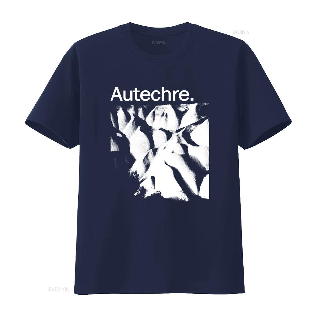 Autechre Amber Album Cover T Shirt Music Band Rock N Roll Punk Style Vintage Breathable Stylish Stretched Soft