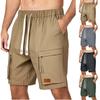 Мужские спортивные штаны со шнуровкой, мужские шорты-карго, повседневные брюки
