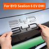 Для BYD Sea Lion 06 EV DMI Автомобиль Передняя эмблема Защитная наклейка Черный Воин Передняя наклейка Защита от царапин Декоративные аксессуары