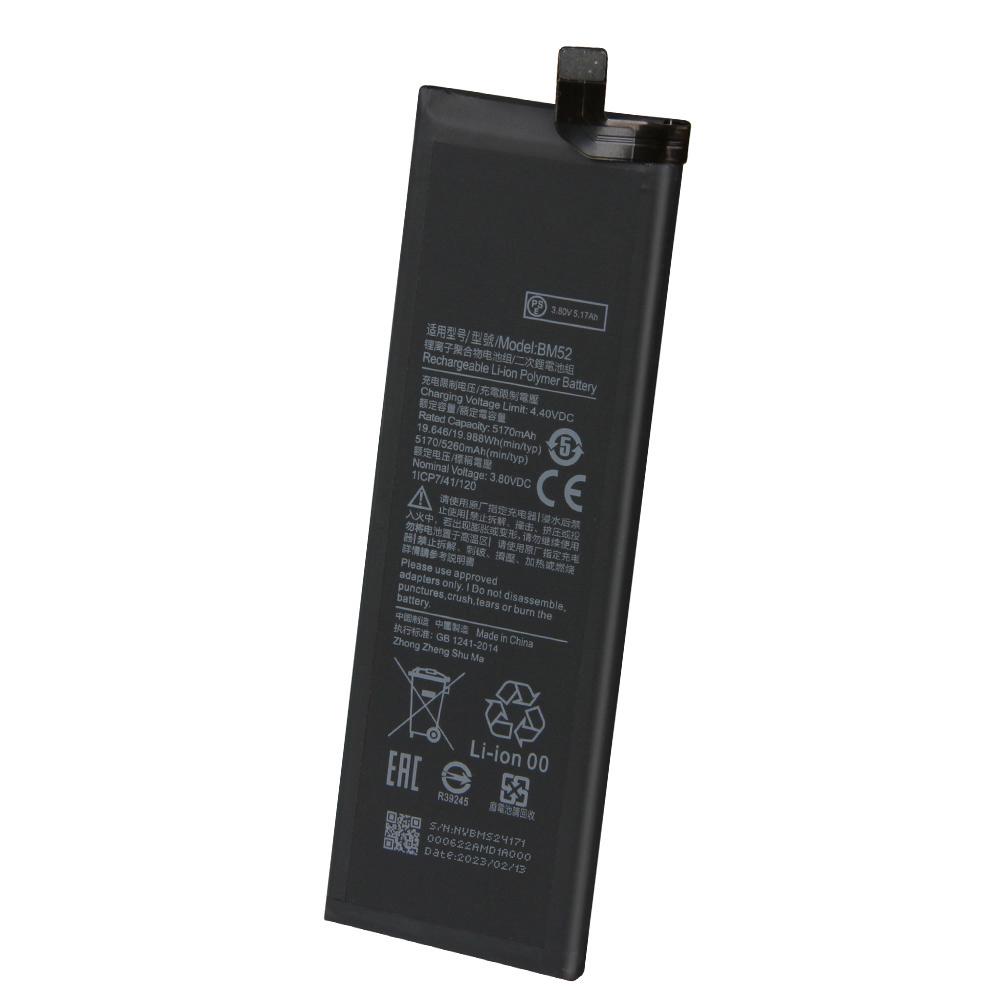 Replacement Phone Battery BM52 For Xiaomi CC9 PRO NOTE10 Note 10 Pro 5260mAh